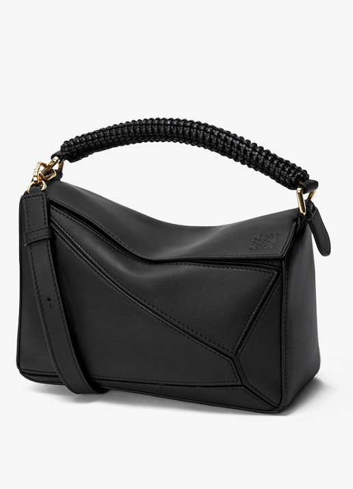 LOEWE Puzzle Small handtas van kalfsleer