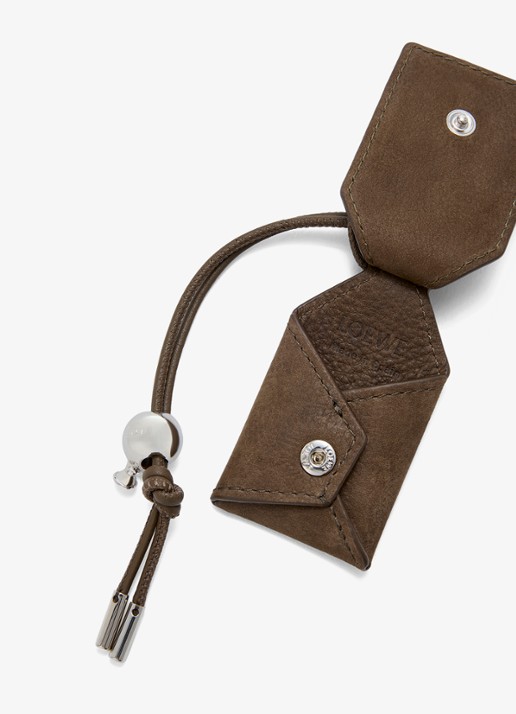 LOEWE Puzzle Small handtas van nubuck - detail 7 bruin
