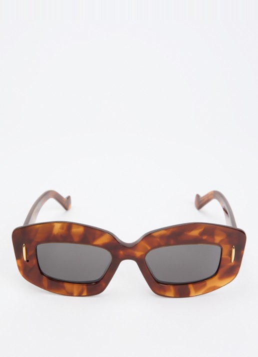 LOEWE Retro zonnebril E4000248  - detail 2 roestbruin