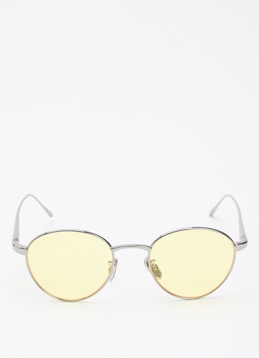 LOEWE Retro zonnebril LW40152U  - detail geel