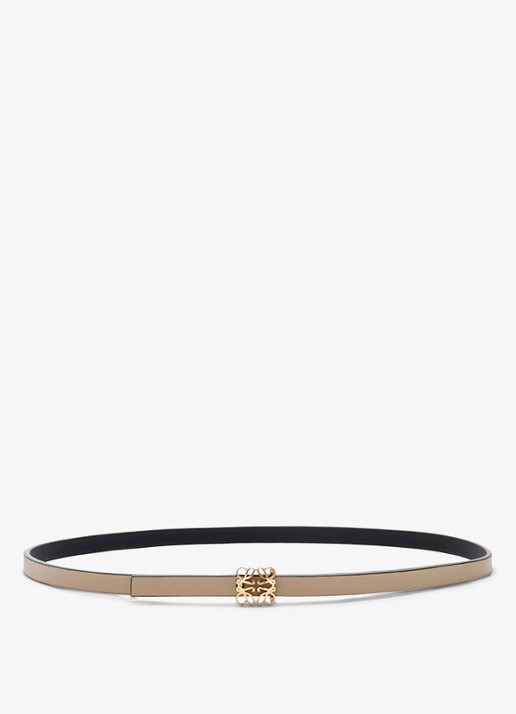 LOEWE Reversible riem van kalfsleer - voorkant 4 zwart