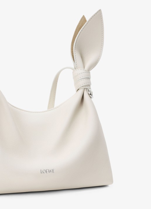 LOEWE Scarf Mini schoudertas van kalfsleer  - detail 6 wit