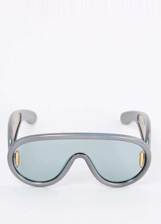 LOEWE Shield zonnebril LW40108I - detail 3 grijs