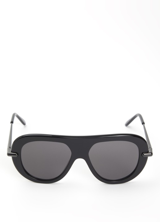 LOEWE Slim zonnebril LW40186I - detail zwart