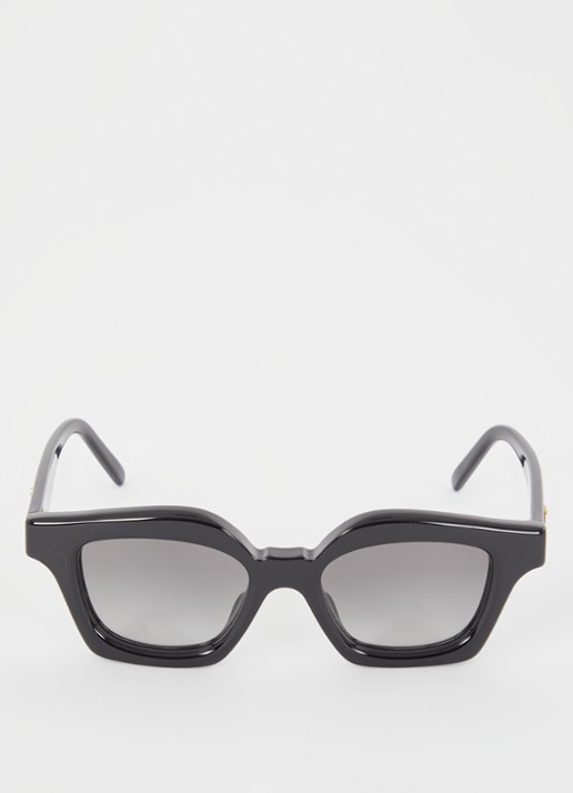 LOEWE Small Browline zonnebril LW40078I - detail zwart