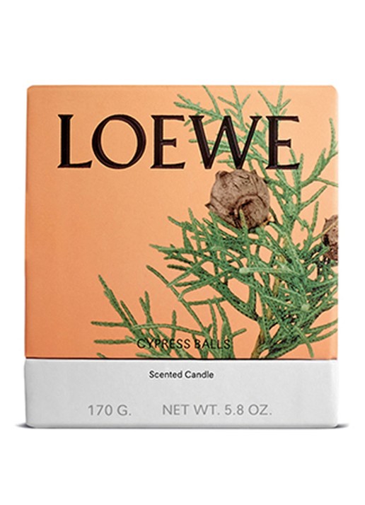 LOEWE Small Cypress Balls Candle - geurkaars 170 gram - voorkant 2 undefined