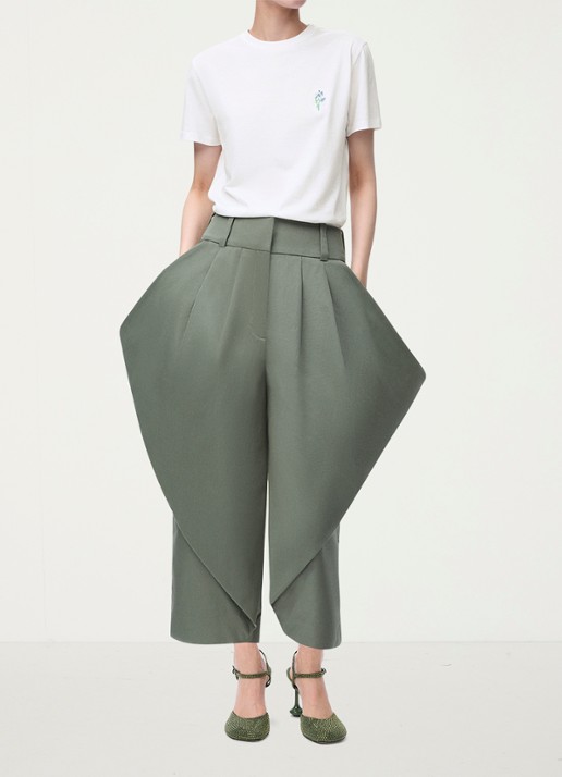 LOEWE T-shirt met logoborduring - voorkant 2 wit