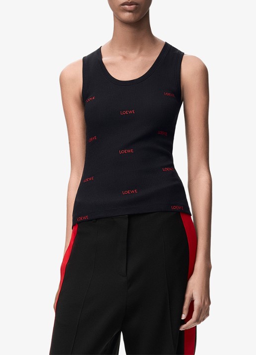 LOEWE Tanktop met logoprint