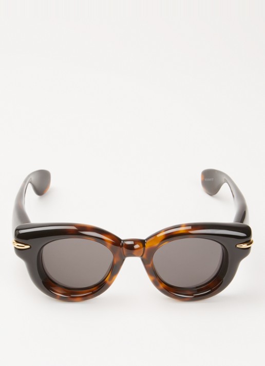 LOEWE Wayfarer zonnebril LW40135I - detail bruin