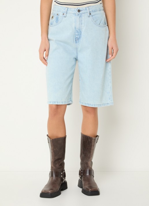 Lois Camille high waist loose fit korte broek van denim