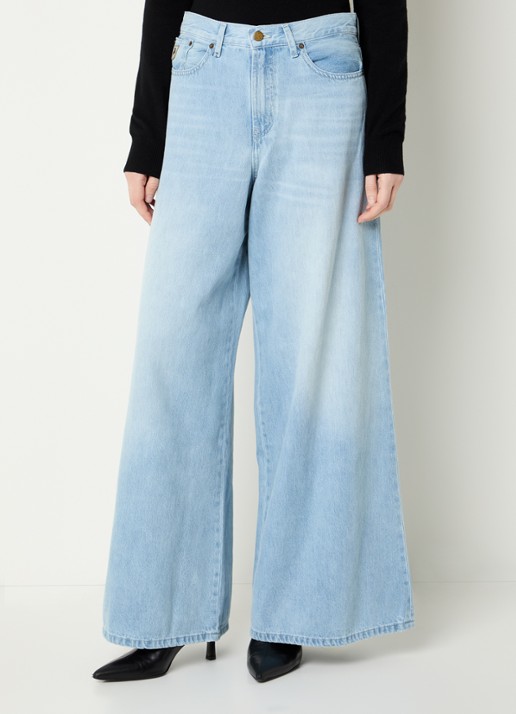 Lois Marlene high waist wide fit broek