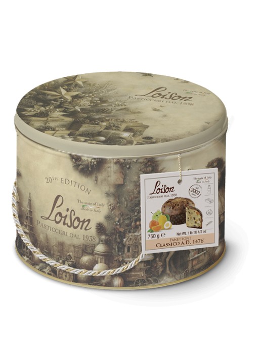 Loison Classic Panettone in bewaarblik 750 gram