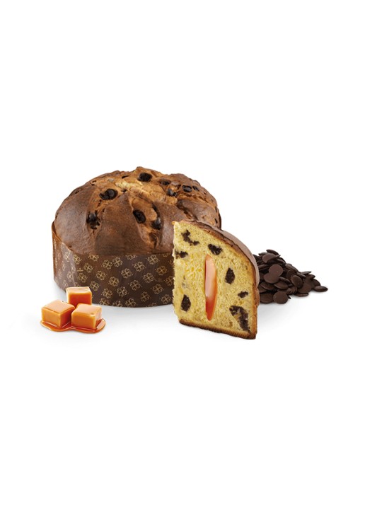 Loison NeroSale Chocolate & Salted Caramel panettone 700 gram - voorkant 2 undefined
