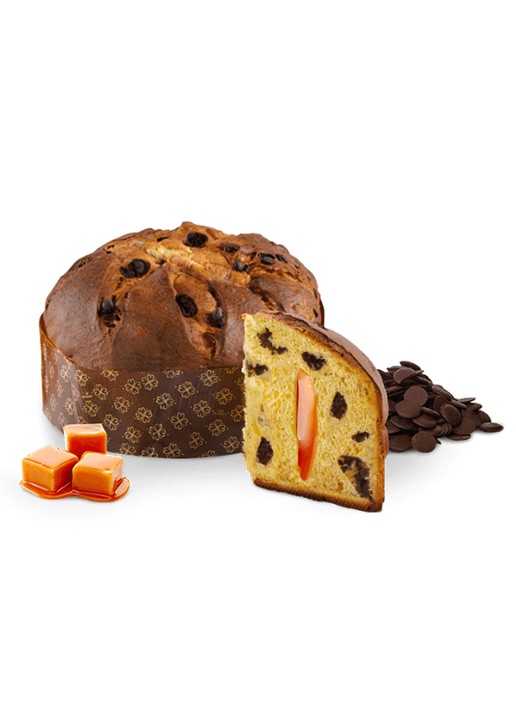 Loison NeroSale panettone in bewaarblik 750 gram - voorkant 2 undefined