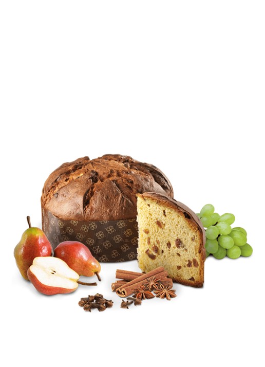 Loison Noël panettone 750 gram - voorkant 2 beige