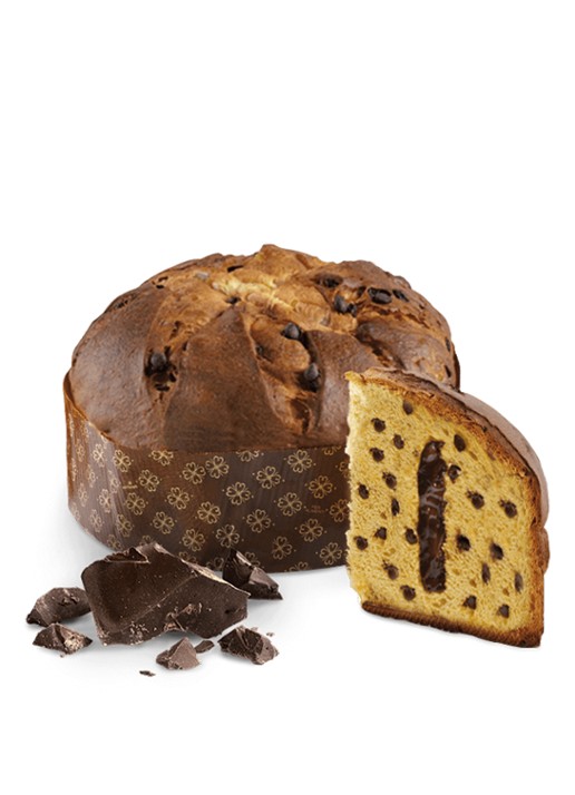 Loison Regal Chocolate panettone in bewaarblik 750 gram - voorkant 2 undefined