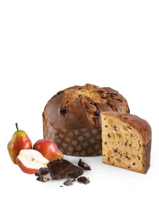 Loison Ricordo Pear & Chocolate panettone 500 gram - voorkant 2 undefined