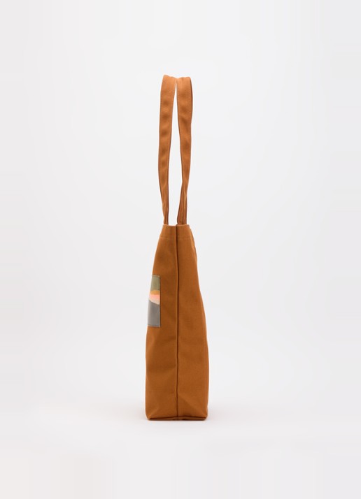 Longchamp Caroline Hélain x Longchamp schoudertas M met leren details - detail 4 cognac
