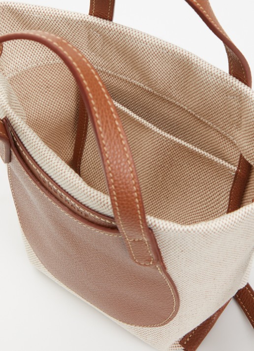 Longchamp Complice crossbodytas S met leren details - detail 2 beige