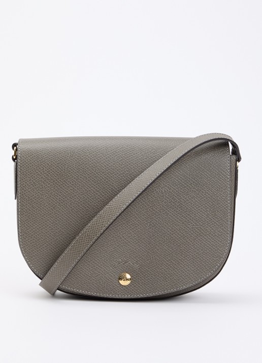 Longchamp Épure crossbodytas M van leer met verstelbare schouderriem