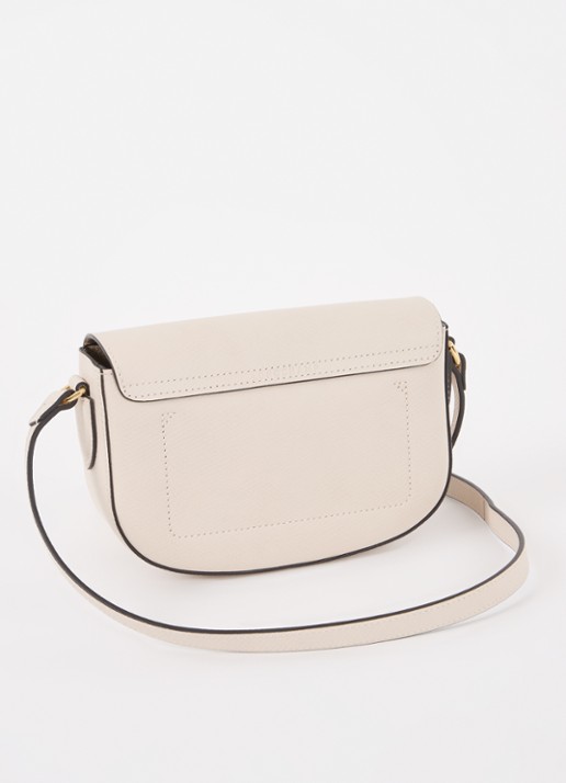 Longchamp Épure crossbodytas S van leer - achterkant 5 beige