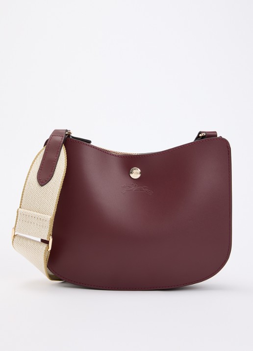 Longchamp Épure crossbodytas van kalfsleer met verstelbare schouderriem