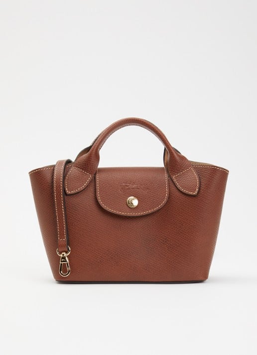 Longchamp Épure crossbodytas XS van leer met afneembare schouderriem