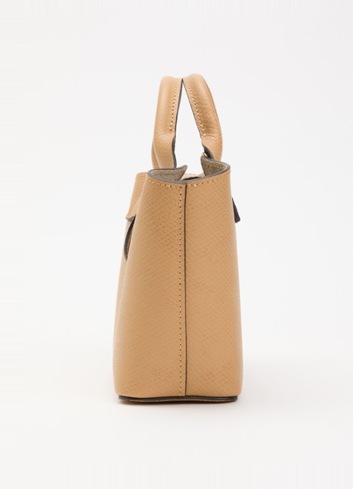 Longchamp Épure crossbodytas XS van leer met afneembare schouderriem - detail 2 taupe