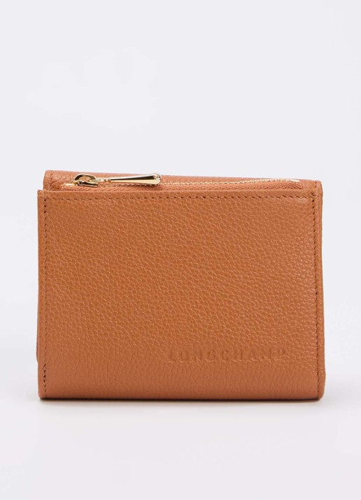 Longchamp Le Foulonné portemonnee van leer