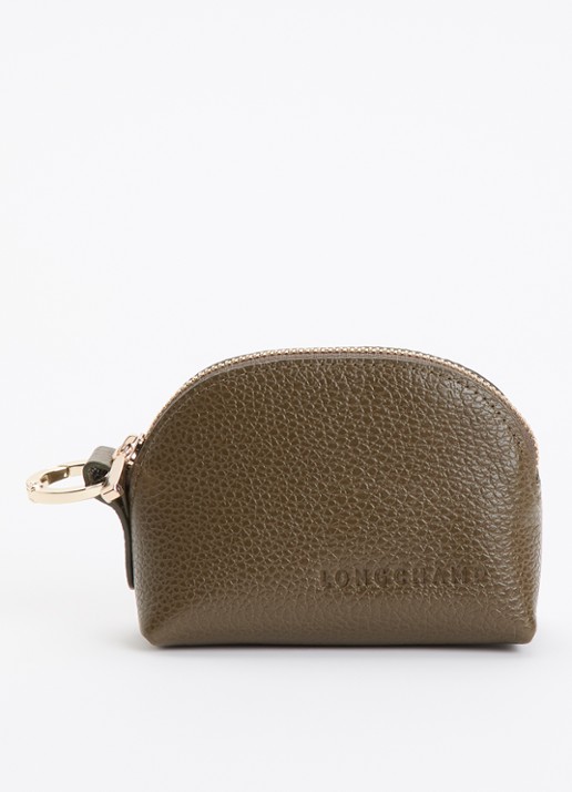 Longchamp Le Foulonné sleuteletui van leer