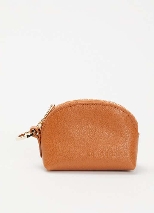 Longchamp Le Foulonné sleuteletui van leer