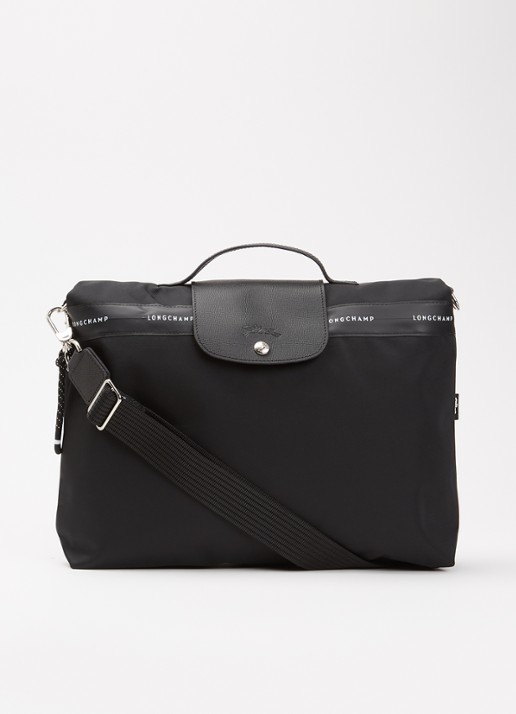 Longchamp Le Pliage Energy businesstas met leren details en 14-inch laptopvak
