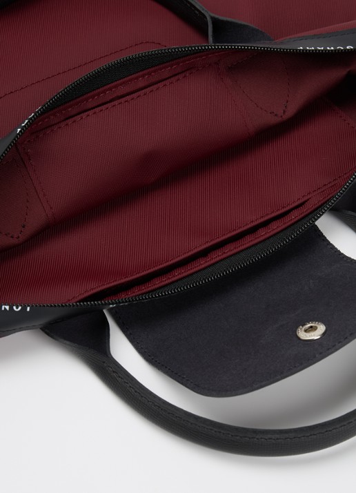 Longchamp Le Pliage Energy handtas S met leren details - detail 4 bordeauxrood