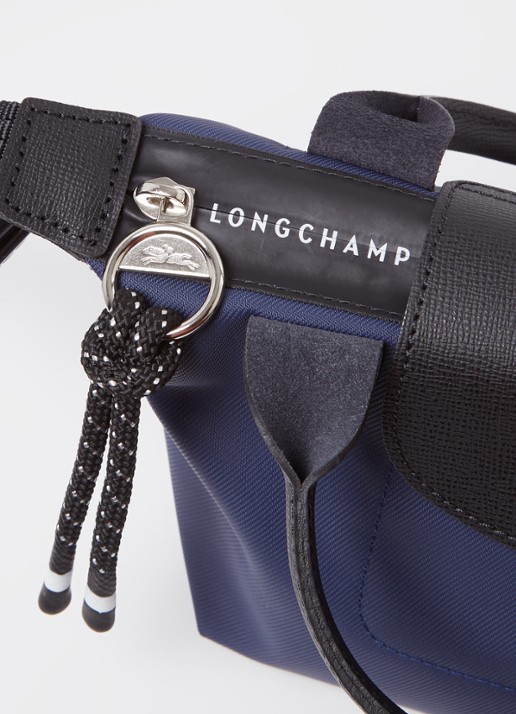 Longchamp Le Pliage Energy handtas XS met leren details - detail 6 blauw