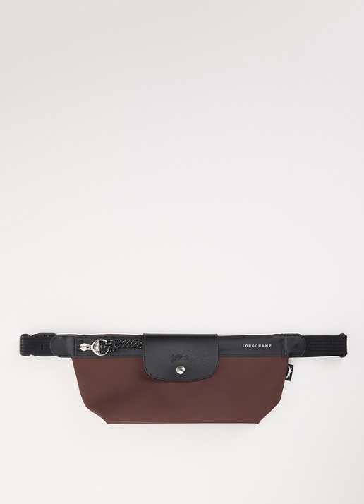 Longchamp Le Pliage Energy heuptas M van canvas met leren details