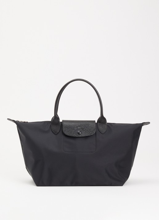 Longchamp Le Pliage One handtas L met leren details