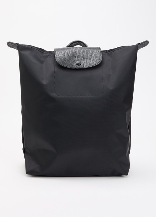 Longchamp Le Pliage One rugzak M met leren details