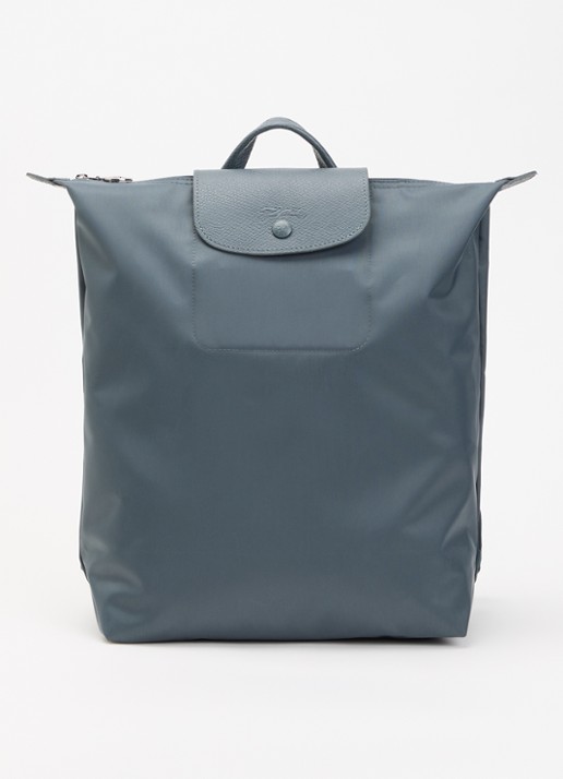 Longchamp Le Pliage One rugzak M met leren details