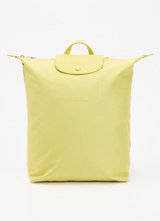 Longchamp Le Pliage One rugzak M met leren details