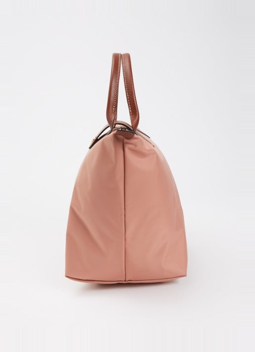 Longchamp Le Pliage Original handtas M met leren details - detail 2 oudroze