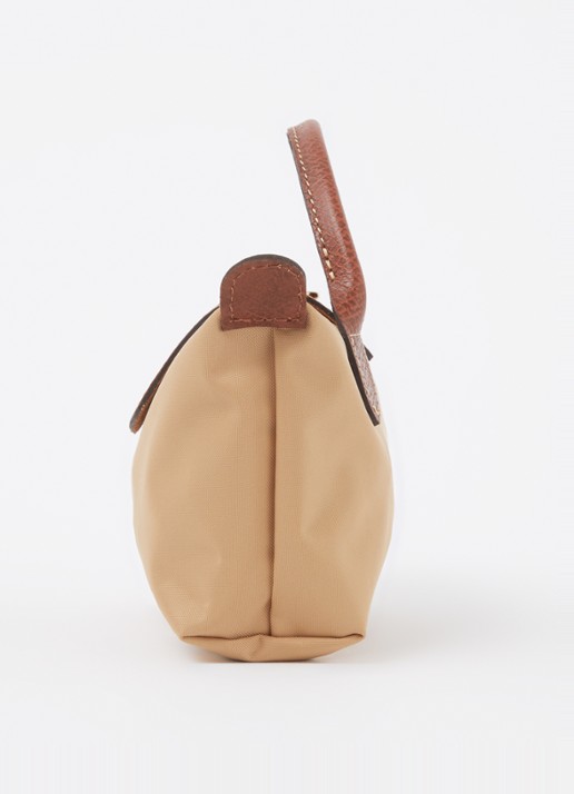 Longchamp Le Pliage Original handtas met leren details  - detail 5 camel