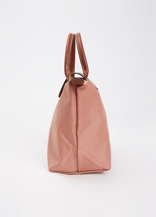 Longchamp Le Pliage Original handtas S met leren details - detail 5 oudroze