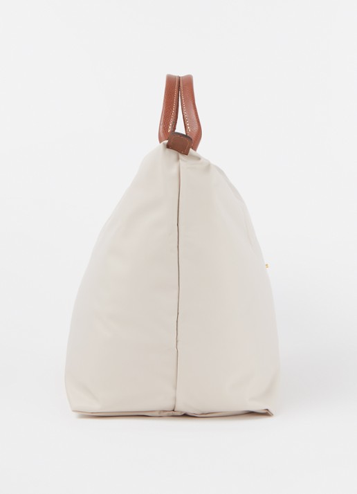 Longchamp Le Pliage Original reistas L met leren details - detail 5 creme