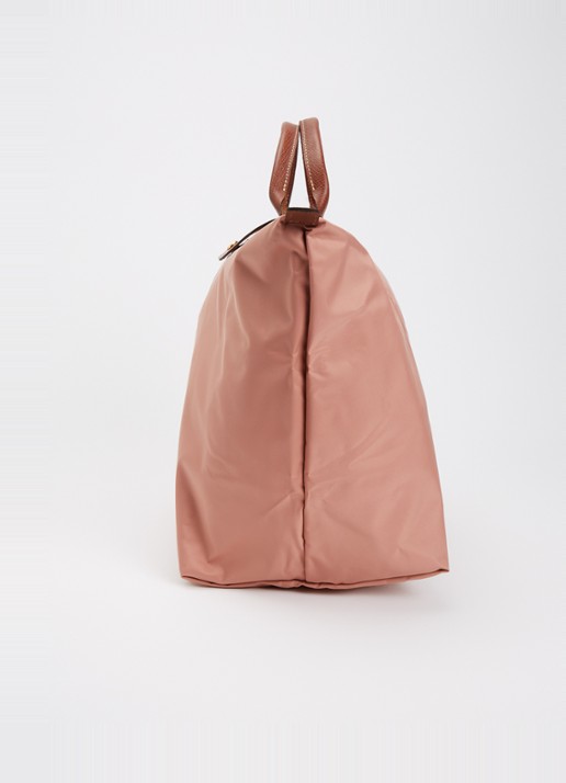 Longchamp Le Pliage Original reistas L met leren details - detail 4 oudroze