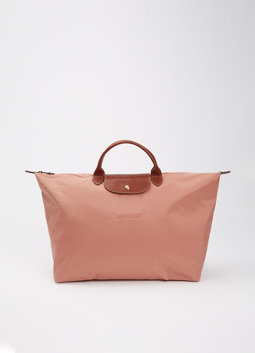 Longchamp Le Pliage Original reistas L met leren details