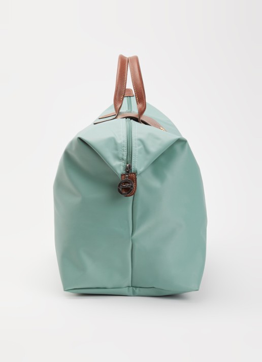 Longchamp Le Pliage Original reistas L met leren details - detail 4 mint