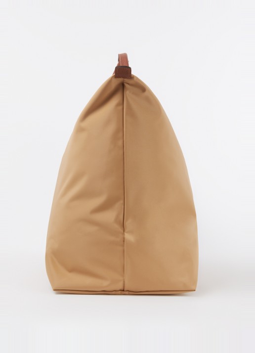 Longchamp Le Pliage Original reistas XL met leren details - detail 4 camel