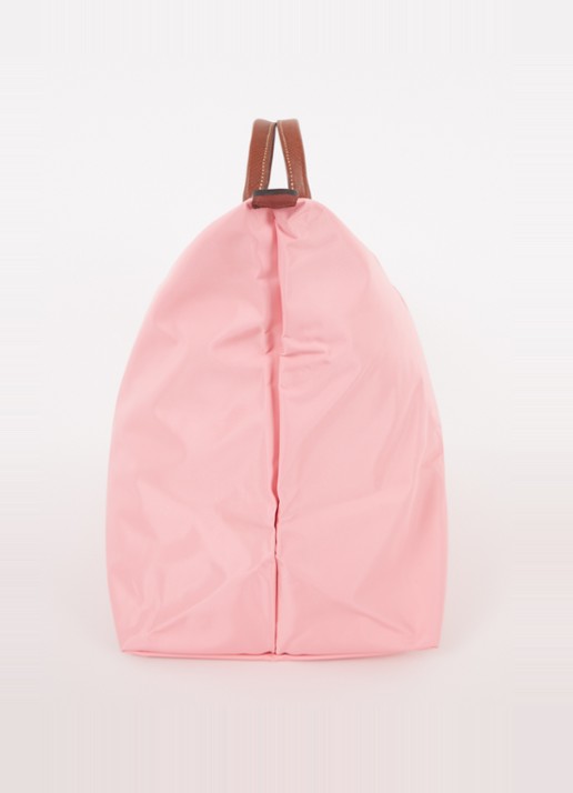 Longchamp Le Pliage Original reistas XL met leren details - detail 2 roze