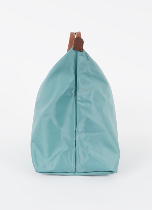 Longchamp Le Pliage Original reistas XL met leren details - detail 5 mint