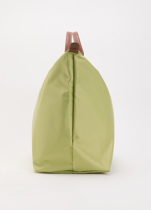Longchamp Le Pliage Original reistas XL met leren details - detail 2 groen